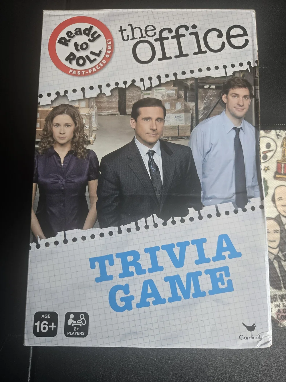 Trivia Game - Branded Blue and White Trivia Game
